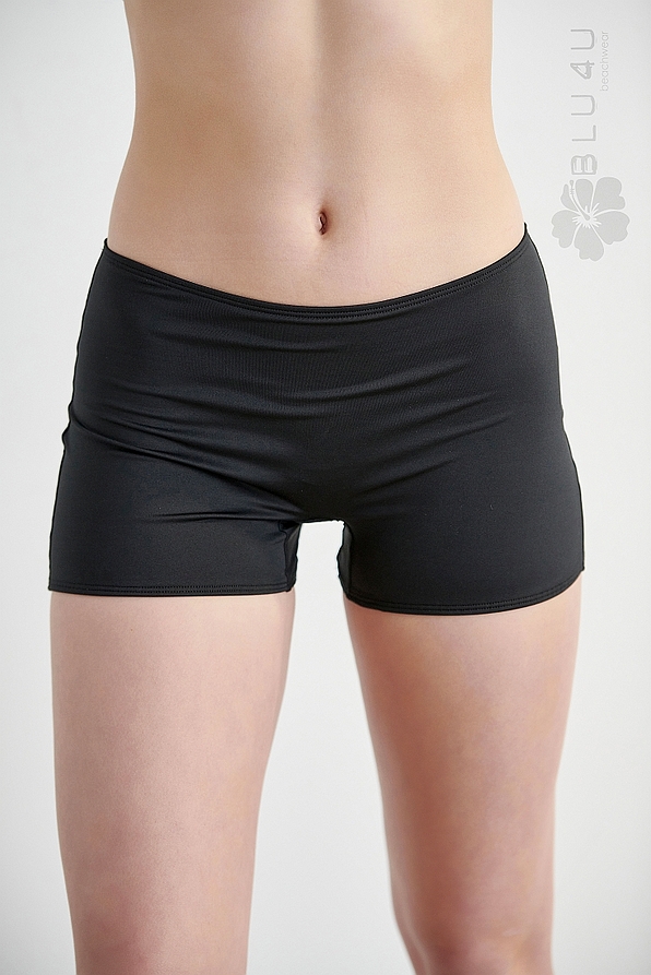 WOMAN BIKINI BOTTOM BOXER PLAIN ELASTIC-SOLIDS