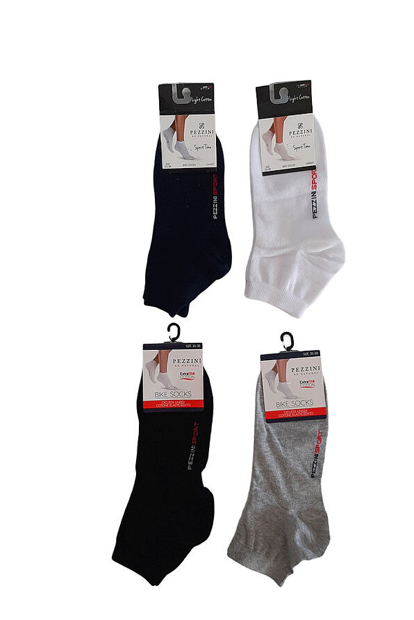 PEZZINI UNISEX CYCLING COTTON MINI SOCKS