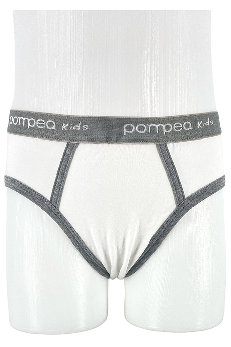 POMPEA - ΑΓΟΡΙΣΤΙΚΟ ΒΑΜΒΑΚΕΡΟ ΣΛΙΠ ΜΕ ΕΞΩΤΕΡΙΚΟ ΛΑΣΤΙΧΟ ΚΑΙ ΔΙΧΡΩΜΙΑ