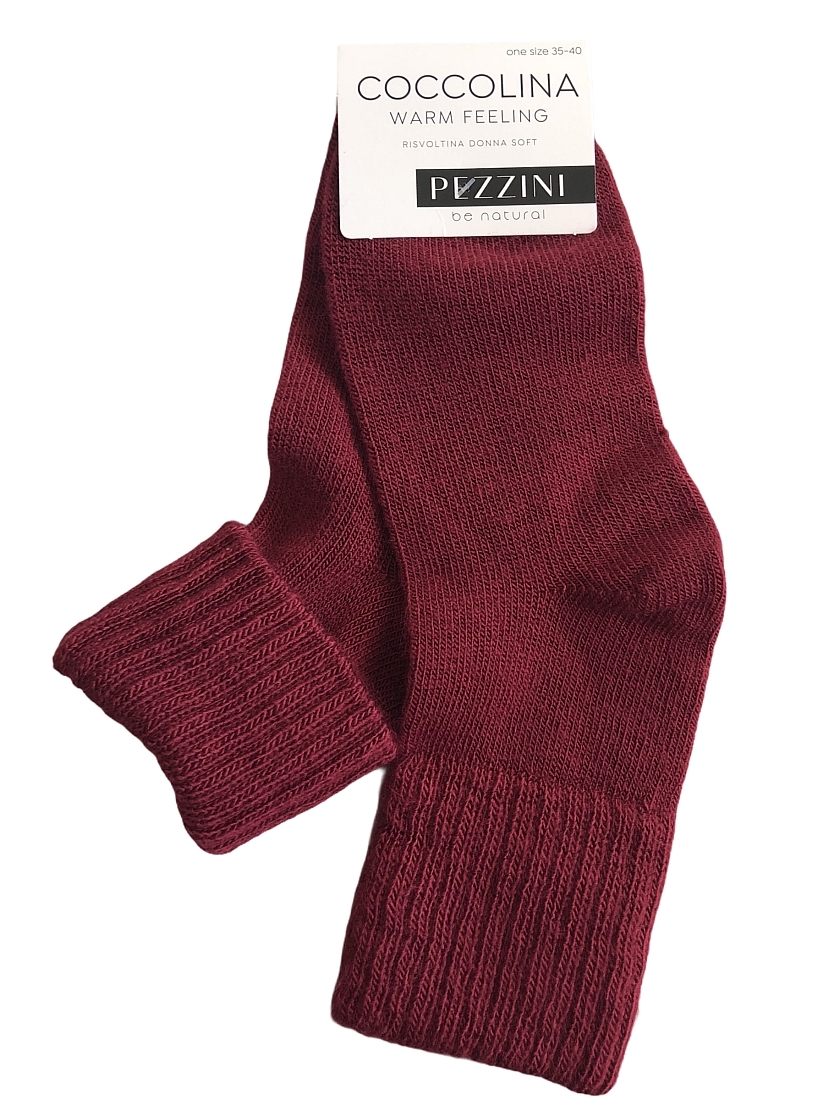 COCCOLINA RISVOLTINA ΓΥΝΑΙΚΕΙΑ ΑΚΡΥΛΙΚΗ ΚΑΛΤΣΑ ΠΟΛΥ ΑΠΑΛΗ ΜΕ ΓΥΡΙΣΤΟ ΛΑΣΤΙΧΟ