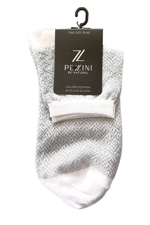 DCZ-NINFEA WOMAN MERCERIZED COTTON WITH FISHBONE PATTERN