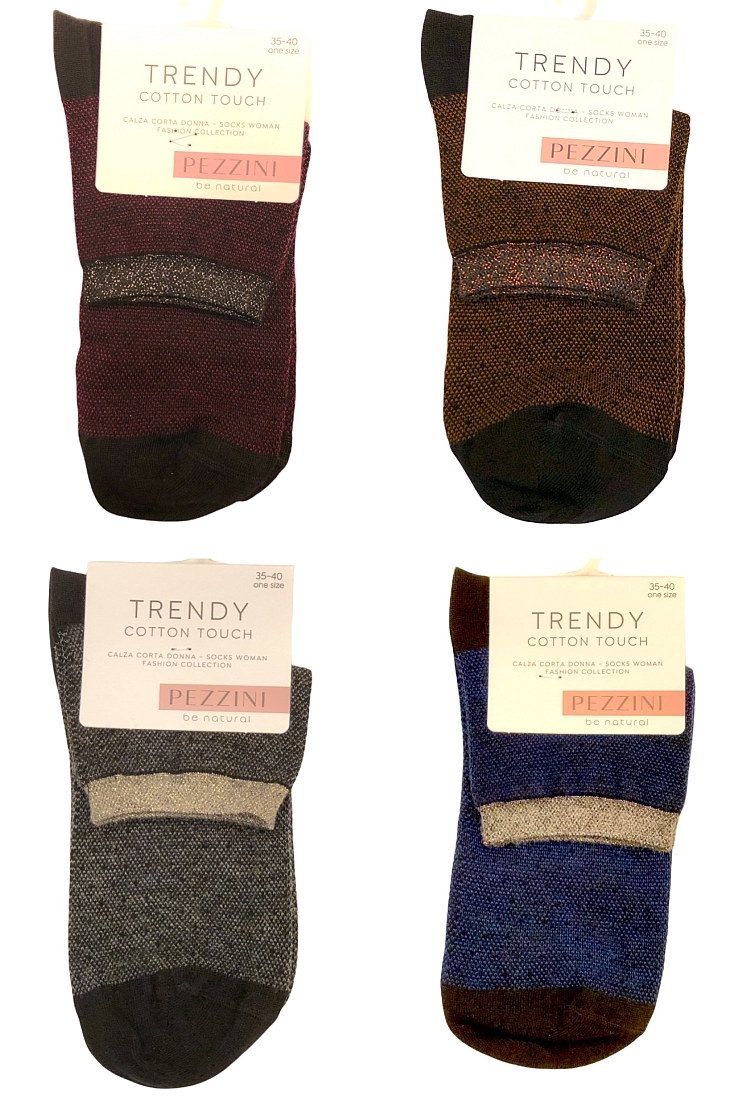 ΓΥΝΑΙΚΕΙΟ ΒΑΜΒΑΚΕΡΟ ΣΟΣΟΝΙ ΜΕ ΠΟΥΑ ΣΧΕΔΙΟ ΚΑΙ LUREX ΤΕΛΕΙΩΜΑ.