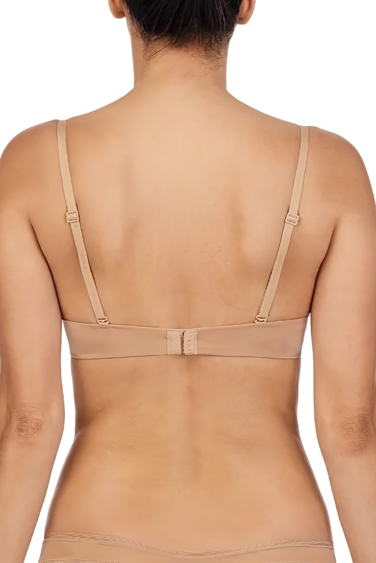 DKNY ΓΥΝΑΙΚΕΙΟ ΣΟΥΤΙΕΝ PUSH UP T-SHIRT ΧΩΡΙΣ ΜΠΑΝΕΛΑ ΚΑΙ ΡΥΘΜΙΖΟΜΕΝΕΣ ΠΟΛΥΜΟΡΦΙΚΕΣ ΤΙΡΑΝΤΕΣ - LITEWARE