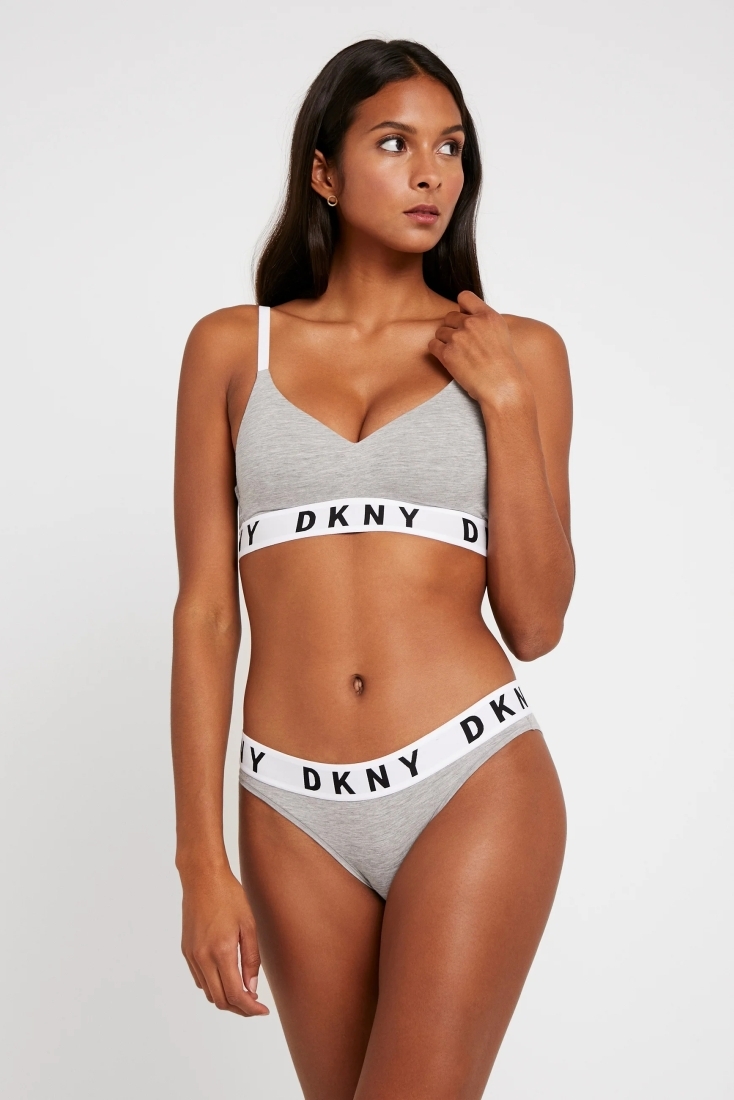 DKNY ΓΥΝΑΙΚΕΙΟ ΒΑΜΒΑΚΕΡΟ MODAL STRING ΜΕ ΕΞΩΤΕΡΙΚΟ ΛΑΣΤΙΧΟ ΜΕ LOGO DKNY - COSY BOYFRIEND