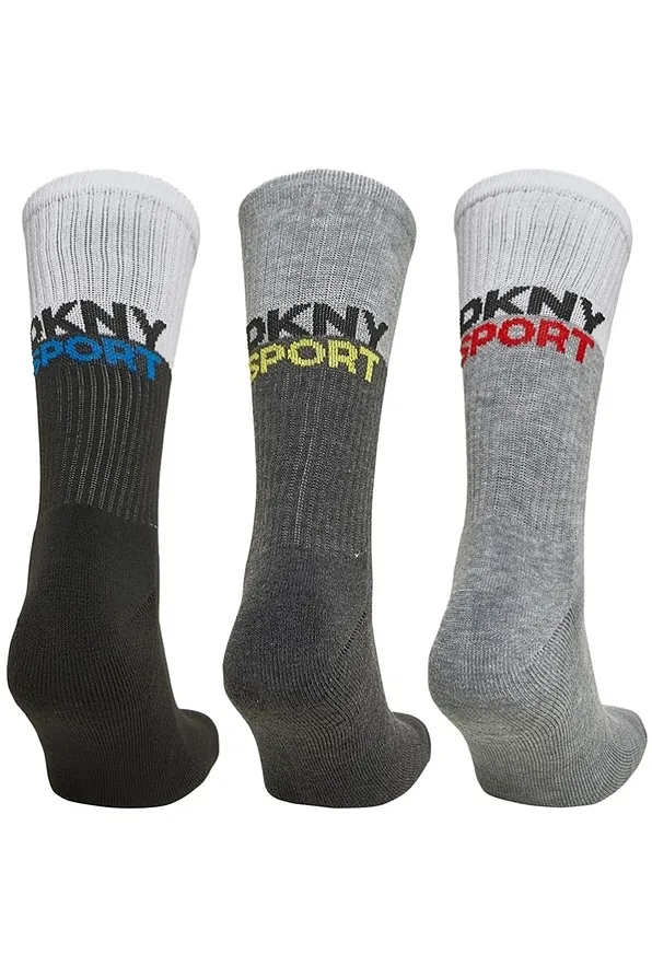 DKNY 3-PACK ΑΝΔΡΙΚΗ ΑΘΛΗΤΙΚΗ ΚΑΛΤΣΑ ΜΕ ΠΛΕΓΜΕΝΟ LOGO DKNY-ADAMS