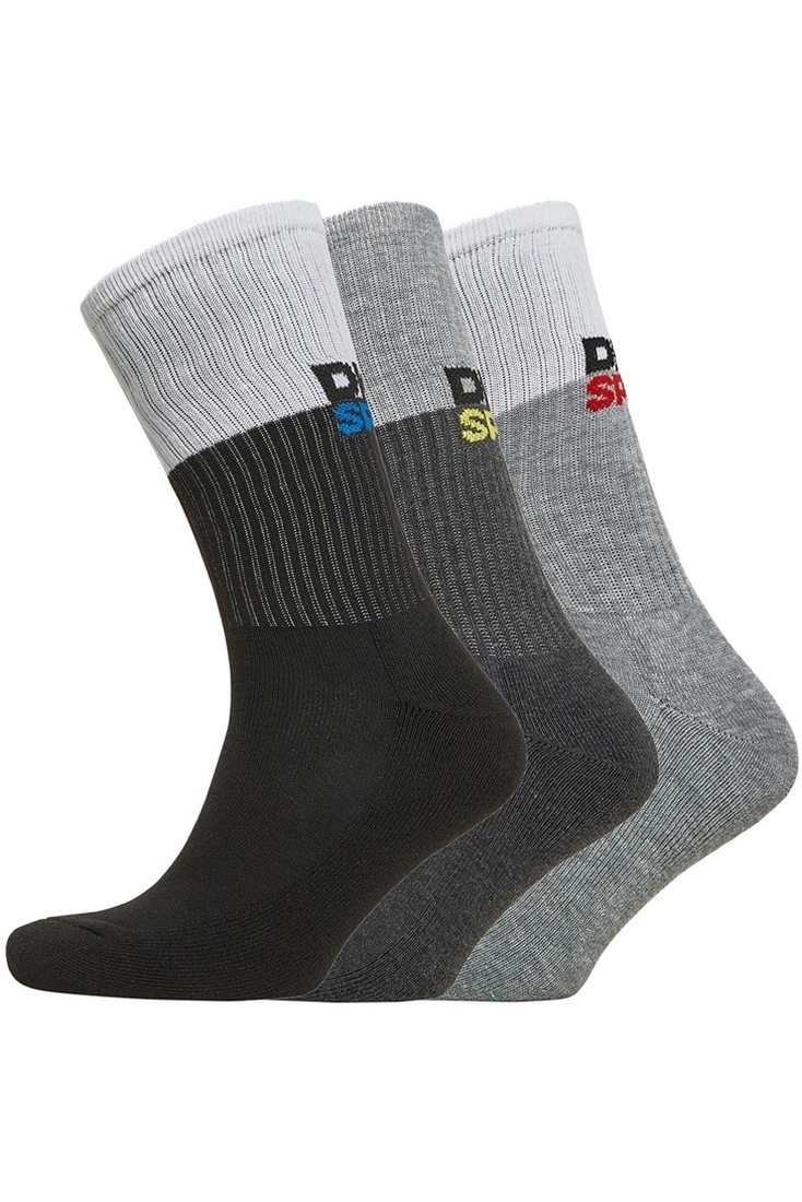 DKNY 3-PACK ΑΝΔΡΙΚΗ ΑΘΛΗΤΙΚΗ ΚΑΛΤΣΑ ΜΕ ΠΛΕΓΜΕΝΟ LOGO DKNY-ADAMS