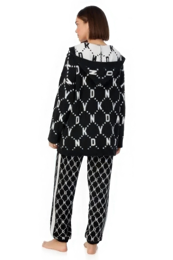 DKNY ΓΥΝΑΙΚΕΙΑ ΖΑΚΕΤΑ ΜΠΟΥΚΛΕ ΜΕ ΚΟΥΚΟΥΛΑ ΚΟΥΜΠΩΜΑ ΚΟΥΜΠΙΑ ΚΑΙ ΡΙΜΠ ΛΕΠΤΟΜΕΡΕΙΕΣ