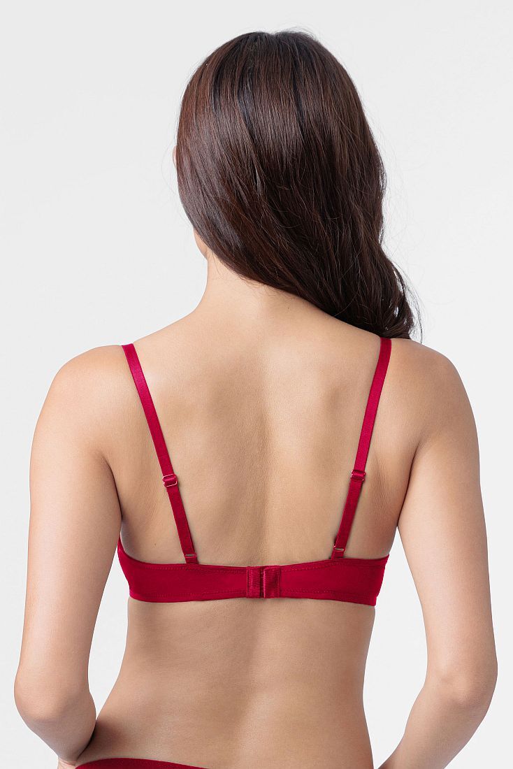 2-PACK ΓΥΝΑΙΚΕΙΟ ΜΠΑΛΚΟΝΕ ΣΟΥΤΙΕΝ 3/4 CUP ΜΕ ΕΛΑΦΡΙΑ ΕΝΙΣΧΥΣΗ ΜΠΑΝΕΛΑ ΚΑΙ FLORAL ΔΑΝΤΕΛΑ - ARA-2PP DEMI