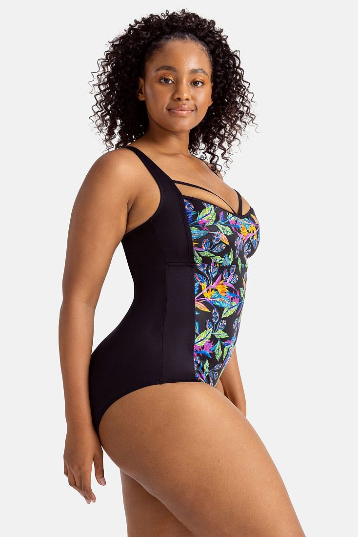 ΓΥΝΑΙΚΕΙΟ ΟΛΟΣΩΜΟ ΜΑΓΙΟ BODYSHAPING CURVES ΧΩΡΙΣ ΜΠΑΝΕΛΑ ΜΕ ΕΛΑΦΡΙΑ ΕΝΙΣΧΥΣΗ ΤΡΟΠΙΚΟ ΣΧΕΔΙΟ  - BAYAHIBE