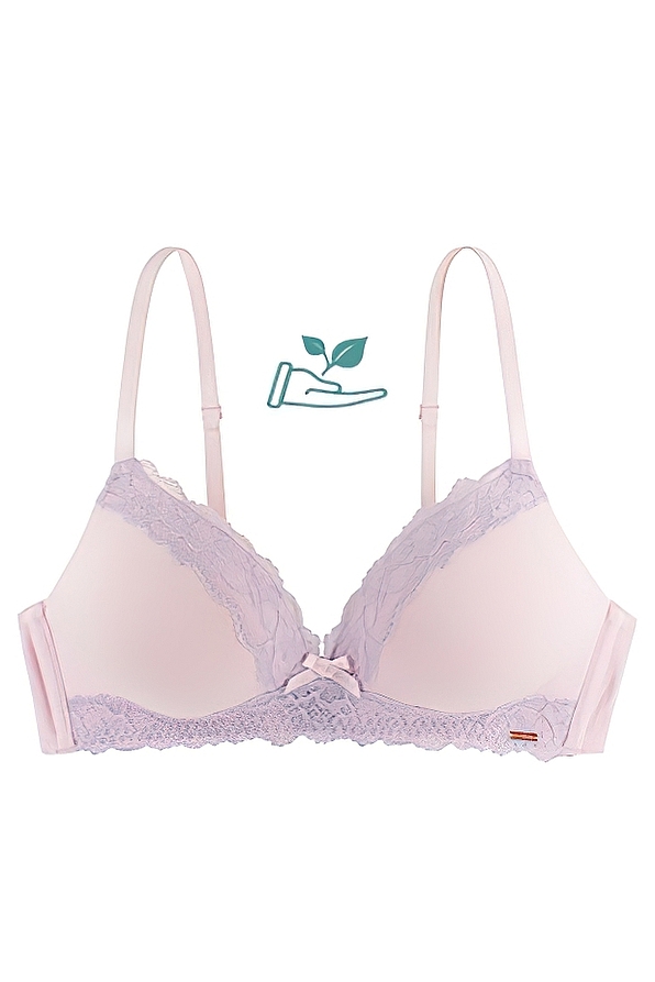 BREEZE SOFT_BRA 3/4 CUP MODAL ECO LINE WITH LACE DETAILS SOFT MOLDED WIRELESS