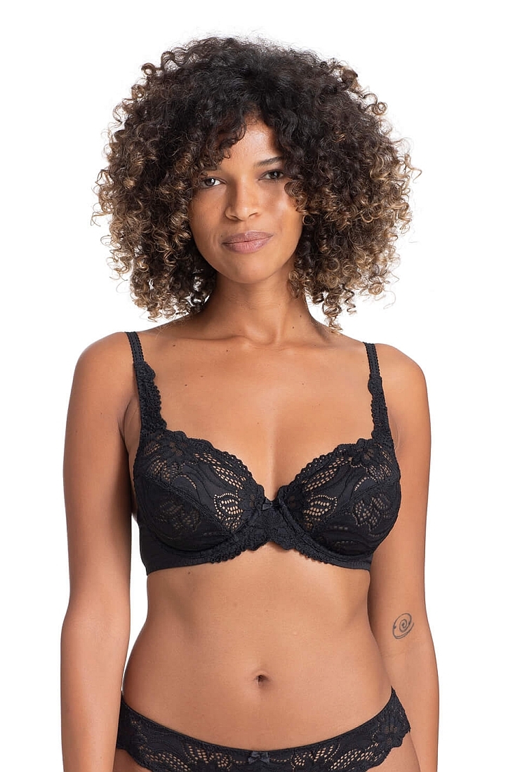 ANGIE-2PP UNLINED BRA DEMI ΣΟΥΤΙΕΝ 3/4 CUP ΜΕ ΑΠΑΛΗ ΔΑΝΤΕΛΑ ΜΙΚΡΟΪΝΑΣ ΧΩΡΙΣ ΕΝΙΣΧΥΣΗ ΜΕ ΜΠΑΝΕΛΑ 2ΤΜΧ