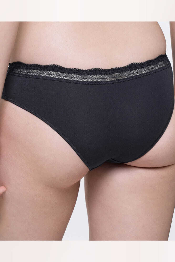 POSY-2PP 2-PACK ΓΥΝΑΙΚΕΙΟ ΣΛΙΠ BRAZIL ΑΠΌ ΟΡΓΑΝΙΚΟ ΒΑΜΒΑΚΙ ΜΕ ΤΕΛΕΙΩΜΑ ΔΑΝΤΕΛΑΣ