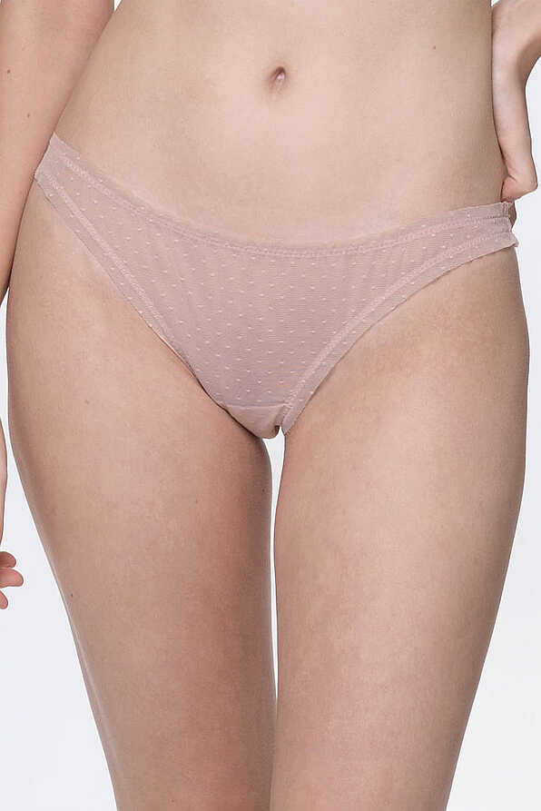 HAZEL-3PP WOMAN BRAZILIAN OF RECYCLED DOT MESH