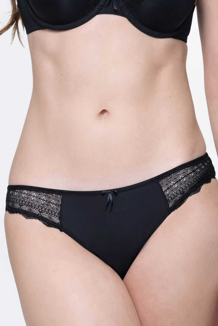 MAKAYLA-2PP 2-PACK ΓΥΝΑΙΚΕΙΟ ΣΛΙΠ BIKINI ECO LINE ΜΕ ΛΕΠΤΟΜΕΡΕΙΕΣ ΔΑΝΤΕΛΑΣ