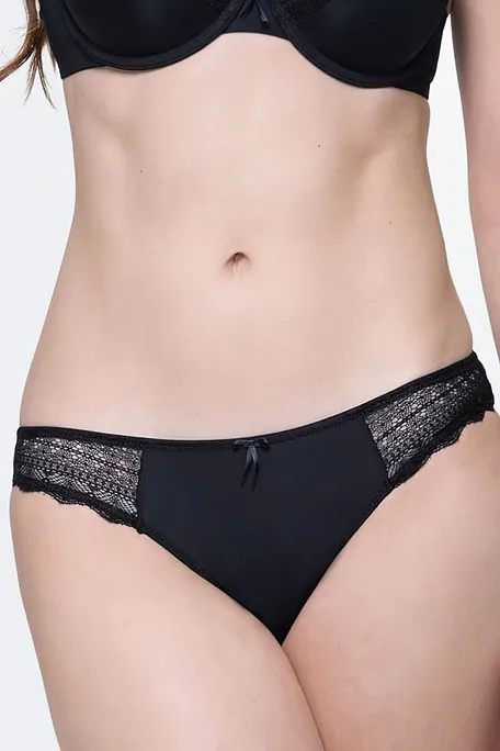 MAKAYLA-2PP 2-PACK ΓΥΝΑΙΚΕΙΟ ΣΛΙΠ BIKINI ECO LINE ΜΕ ΛΕΠΤΟΜΕΡΕΙΕΣ ΔΑΝΤΕΛΑΣ