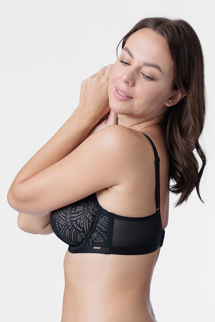 ΓΥΝΑΙΚΕΙΟ ΣΟΥΤΙΕΝ CURVES ΟΛΟΚΛΗΡΟ ΜΕ ΜΠΑΝΕΛΑ  ΧΩΡΙΣ ΕΝΙΣΧΥΣΗ ΜΕ ΓΕΩΜΕΤΡΙΚΗ ΔΑΝΤΕΛΑ ΚΑΙ ΤΟΥΛΙ - NOORI