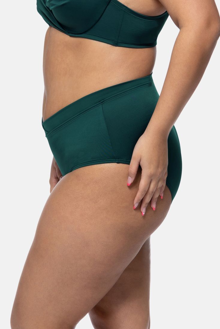 OPIO MIDI ΓΥΝΑΙΚΕΙΟ ΜΑΓΙΟ BIKINI SLIP MIDI ΨΗΛΟΜΕΣΟ ΜΟΝΟΧΡΩΜΟ