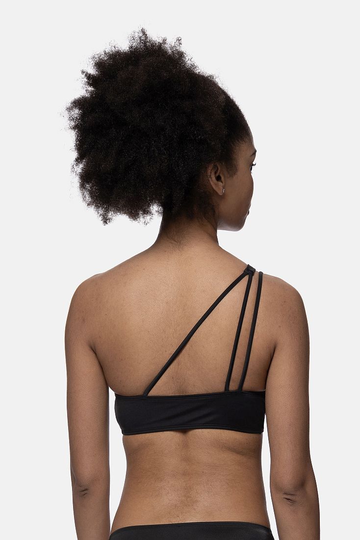 IBADAN ΓΥΝΑΙΚΕΙΟ ΜΑΓΙΟ ΑΣΥΜΜΕΤΡΟ BIKINI TOP ΜΟΝΟΧΡΩΜΟ ΜΕ ΑΠΟΣΠΩΜΕΝΗ ΕΝΙΣΧΥΣΗ ΧΩΡΙΣ ΜΠΑΝΕΛΑ