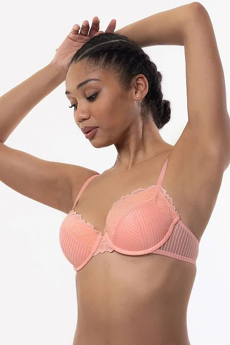 KARLY-2PP DEMI 2-PACK ΓΥΝΑΙΚΕΙΟ ΣΟΥΤΙΕΝ ΜΠΑΛΚΟΝΕ ΜΕ ΕΛΑΦΡΙΑ ΕΝΙΣΧΥΣΗ ΜΠΑΝΕΛΑ ΚΑΙ FLORAL ΔΑΝΤΕΛΑ