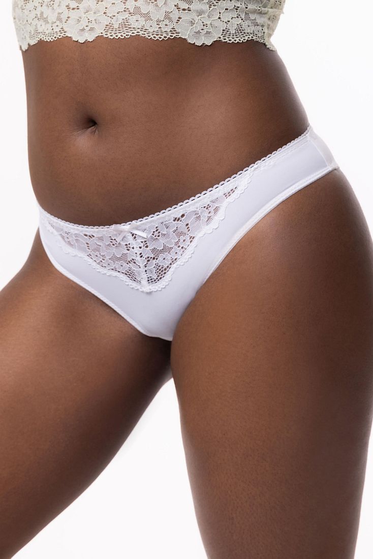 MILO-3PP BRAZILIAN 3-PACK ΓΥΝΑΙΚΕΙΟ ΣΛΙΠ BRAZIL ΑΠΌ ΜΑΛΑΚΗ ΜΙΚΡΟΪΝΑ ΜΕ FLORAL ΔΑΝΤΕΛΑ