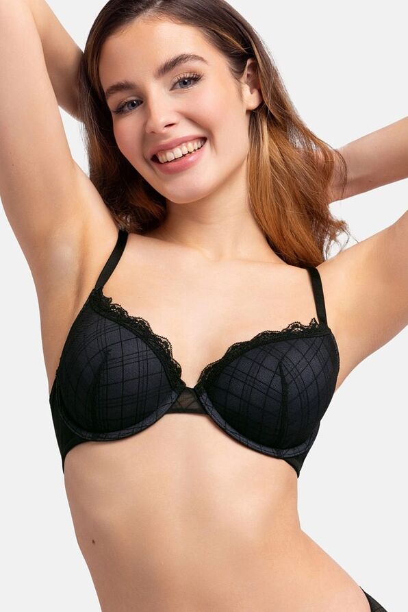 2-PACK ΓΥΝΑΙΚΕΙΟ ΣΟΥΤΙΕΝ 3/4 CUP ΑΠΌ ΜΙΚΡΟΪΝΑ ΜΕ ΜΠΑΝΕΛΑ ΕΛΑΦΡΙΑ ΕΝΙΣΧΥΣΗ ΔΙΑΦΑΝΕΙΑ & ΔΑΝΤΕΛΑ ΣΤΟ ΤΕΛΕΙΩΜΑ - IMANI-2PP