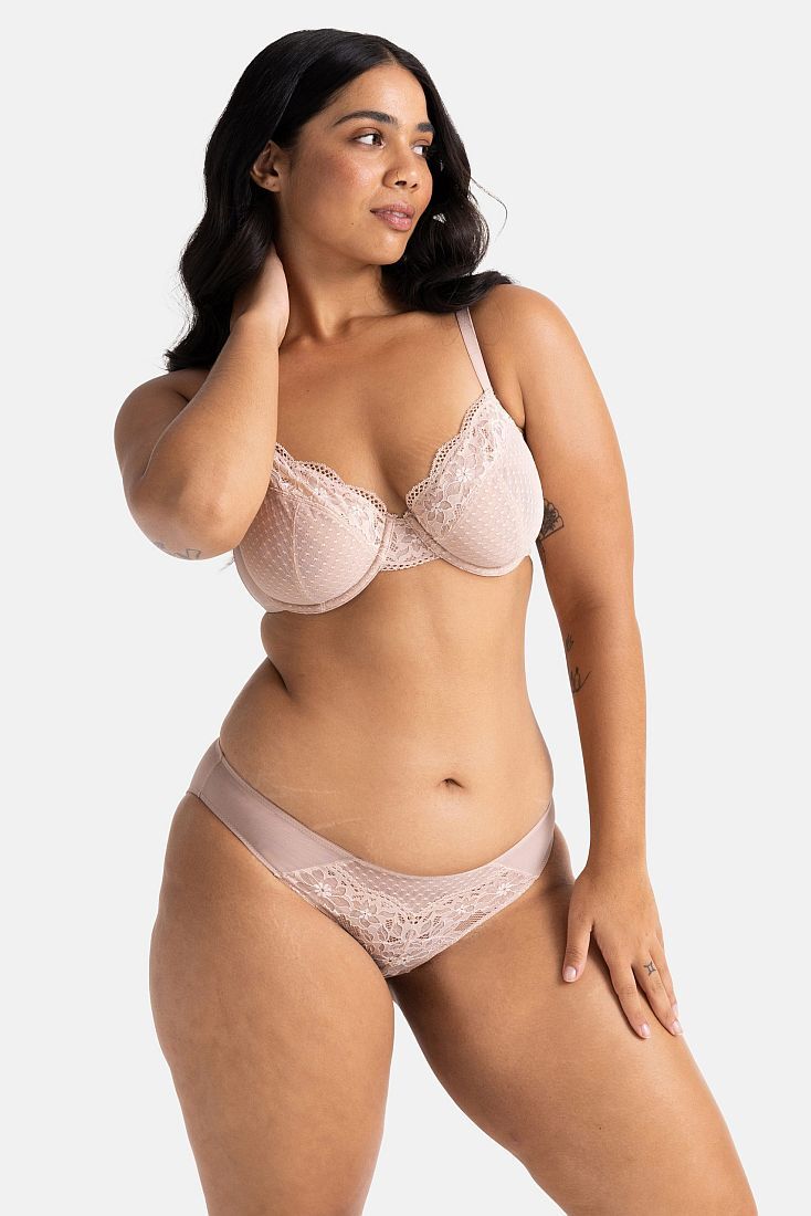 2-PACK ΓΥΝΑΙΚΕΙΟ ΟΛΟΚΛΗΡΟ ΣΟΥΤΙΕΝ CURVES ΧΩΡΙΣ ΕΝΙΣΧΥΣΗ ΜΕ ΜΠΑΝΕΛΑ ΚΑΙ ΔΑΝΤΕΛΑ ΜΕ ΦΥΛΛΑ  - SIERRA-2PP