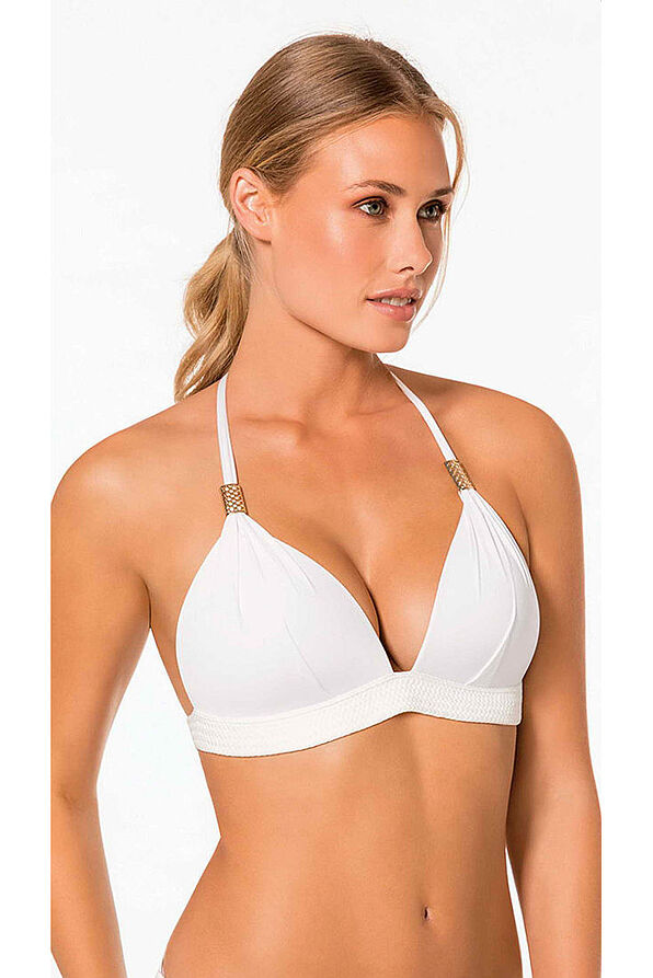 DORINA TENERIFE - PUSH-UP TRIANGLE BIKINI TOP IN WHITE