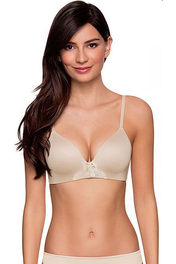 WOMAN LIGHT PADDED SOFT BRA FULL CUP T-SHIRT WIRELESS - MICHELLE
