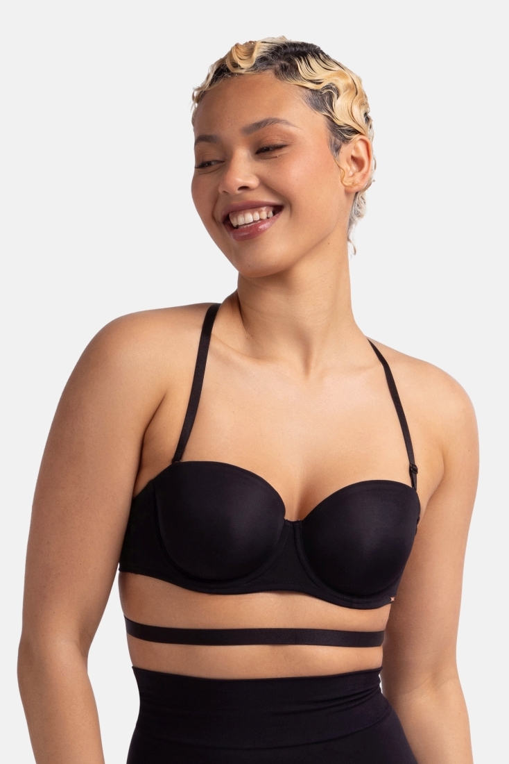 ΓΥΝΑΙΚΕΙΟ ΠΟΛΥΜΟΡΦΙΚΟ ΣΤΡΑΠΛΕΣ ΣΟΥΤΙΕΝ ΜΕ ΧΑΜΗΛΗ ΠΛΑΤΗ-MICHELLE SOLUTION LIGHT PADDED BANDEAU