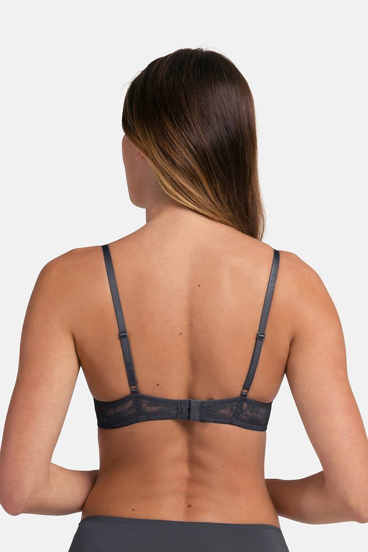 2-PACK ΓΥΝΑΙΚΕΙΟ ΣΟΥΤΙΕΝ PUSH UP 3/4 CUP ΜΕ ΧΑΜΗΛΟ ΝΤΕΚΟΛΤΕ & ΜΠΑΝΕΛΑ - RADHA-2PP