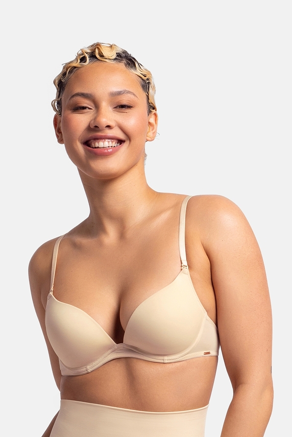 WOMAN MULTIWAY PUSH-UP PLUNGE BRA WITH LOW BACK-MICHELLE SOLUTION PUSH-UP PLUNGE