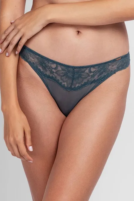 ΓΥΝΑΙΚΕΙΟ STRING ΜΕ ΔΙΑΦΑΝΕΙΑ ΚΑΙ FLORAL ΔΑΝΤΕΛΑ-JEMMA THONG