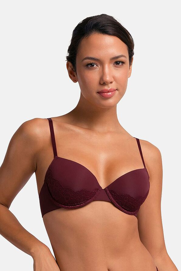 2-PACK WOMAN BRA BALCONETTE 3/4 CUP LIGHT PADDED - LORENA-2PP