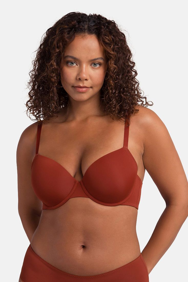 2-PACK  ΓΥΝΑΙΚΕΙΟ ΣΟΥΤΙΕΝ 3/4 CUP ΜΕ ΕΛΑΦΡΙΑ ΕΝΙΣΧΥΣΗ & ΜΠΑΝΕΛΑ - LORENA-2PP