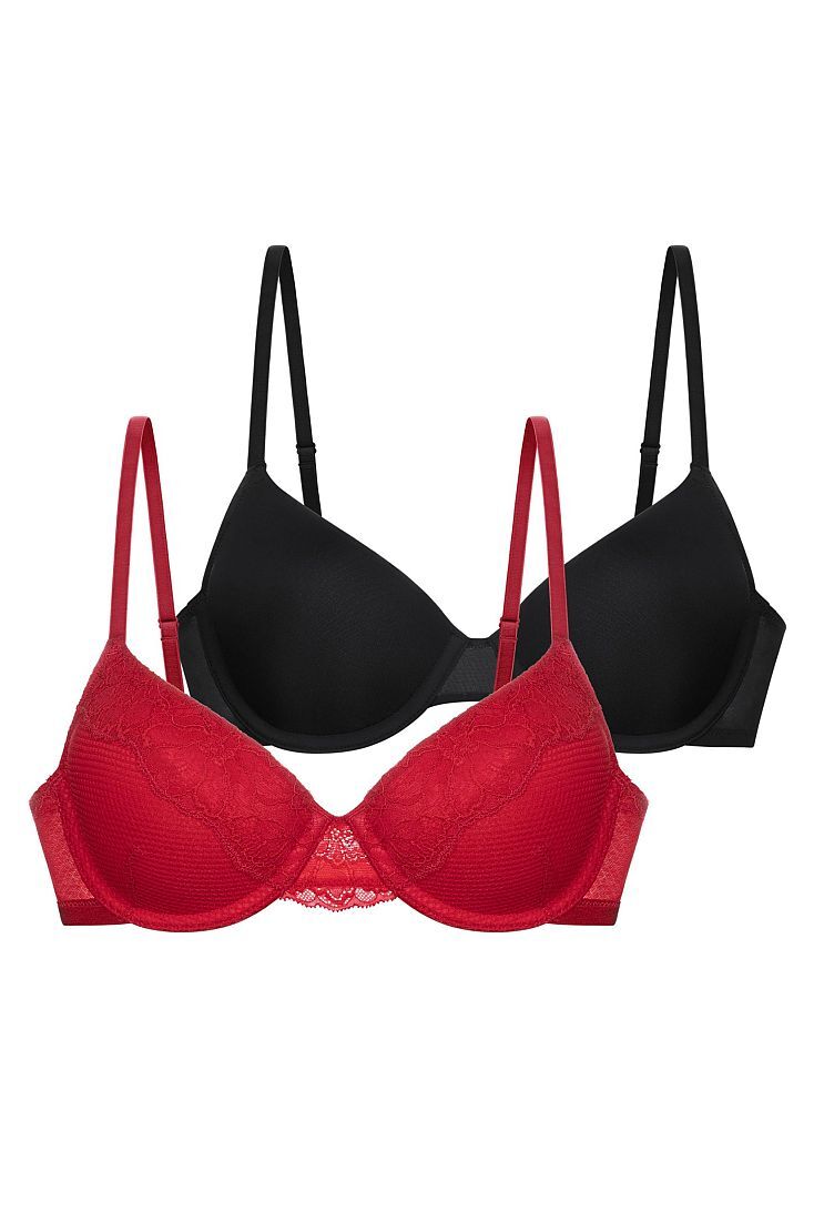 2-PACK  ΓΥΝΑΙΚΕΙΟ ΣΟΥΤΙΕΝ 3/4CUP ΜΕ ΔΑΝΤΕΛΑ ΕΛΑΦΡΙΑ ΕΝΙΣΧΥΣΗ ΚΑΙ ΜΠΑΝΕΛΑ-MACIE-2PP