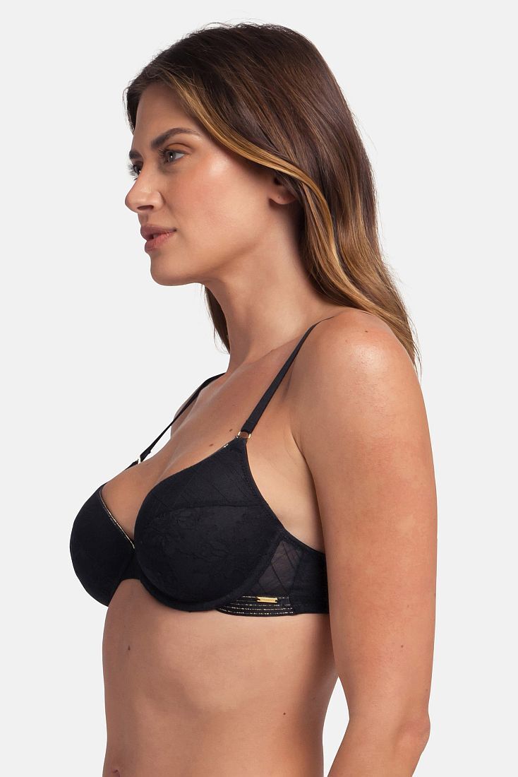 ΓΥΝΑΙΚΕΙΟ ΣΟΥΤΙΕΝ ΜΠΑΛΚΟΝΕ 3/4 CUP ΜΕ ΤΟΥΛΙ ΕΛΑΦΡΙΑ ΕΝΙΣΧΥΣΗ ΚΑΙ ΜΠΑΝΕΛΑ - DULCIE DEMI