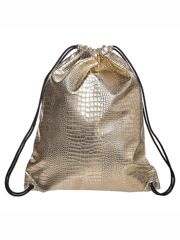 ΣΑΚΙΔΙΟ ΠΛΑΤΗΣ, ΧΡΥΣΟ, ΣΧΕΔΙΟ SNAKE SKIN