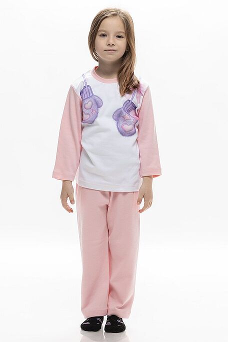 ΚΟΡΙΤΣΙΣΤΙΚΗ ΠΑΙΔΙΚΗ ΜΑΚΡΙΑ ΒΑΜΒΑΚΕΡΗ INTERLOCK ΠΙΤΖΑΜΑ ΜΕ ΤΥΠΩΜΑ ΧΕΙΜΩΝΙΑΤΙΚΑ ΓΑΝΤΙΑ