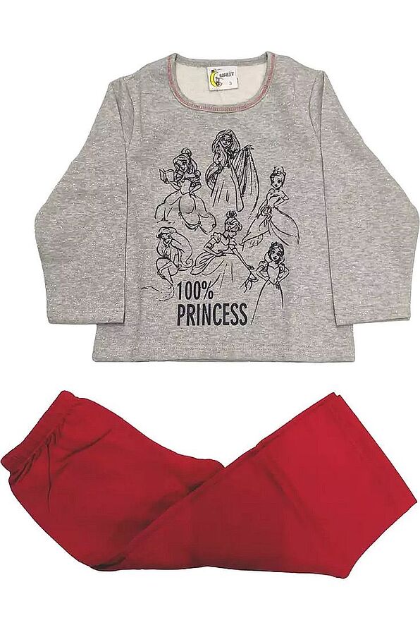 GIRL KIDS COTTON PYJAMAS FAIRIES PRINT WITH OPEN LEG