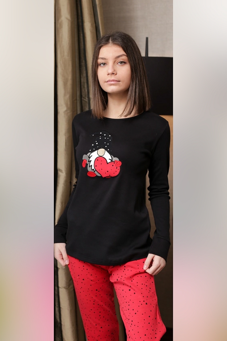 ΚΟΡΙΤΣΙΤΣΙΚΗ ΕΦΗΒΙΚΗ ΒΑΜΒΑΚΕΡΗ ΠΙΤΖΑΜΑ ΜΕ ΚΕΝΤΗΜΑ ΝΑΝΟΣ ΚΑΙ ΠΟΥΑ ΠΑΝΤΕΛΟΝΙ ΜΕ ΛΑΣΤΙΧΟ ΣΤΟ ΜΠΑΤΖΑΚΙ