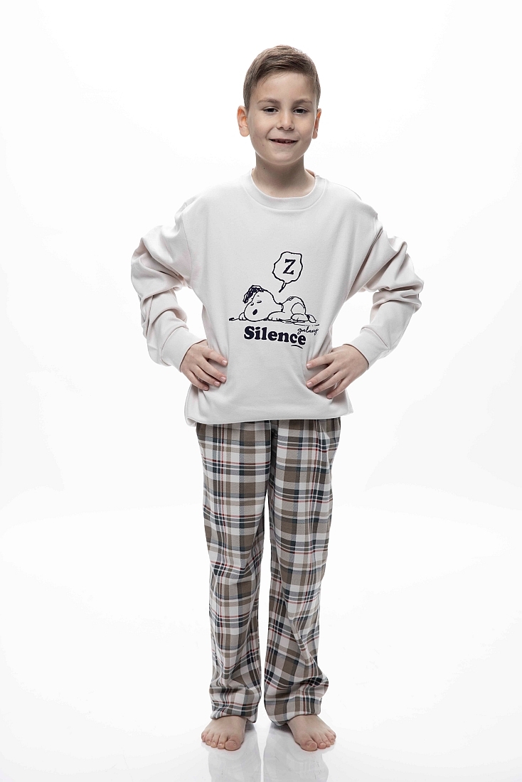 ΑΓΟΡΙΣΤΙΚΗ ΕΦΗΒΙΚΗ ΜΑΚΡΙΑ ΒΑΜΒΑΚΕΡΗ ΠΙΤΖΑΜΑ ΤΥΠΩΜΑ SNOOPY ΜΕ ΑΝΟΙΧΤΟ ΜΠΑΤΖΑΚΙ ΚΑΡΟ ΠΑΝΤΕΛΟΝΙ