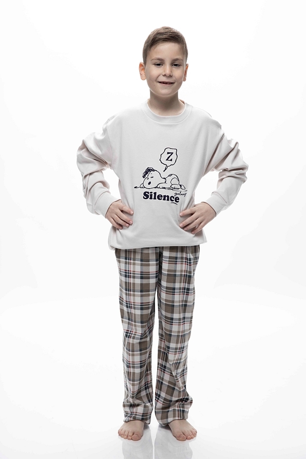 ΑΓΟΡΙΣΤΙΚΗ ΕΦΗΒΙΚΗ ΜΑΚΡΙΑ ΒΑΜΒΑΚΕΡΗ ΠΙΤΖΑΜΑ ΤΥΠΩΜΑ SNOOPY ΜΕ ΑΝΟΙΧΤΟ ΜΠΑΤΖΑΚΙ ΚΑΡΟ ΠΑΝΤΕΛΟΝΙ