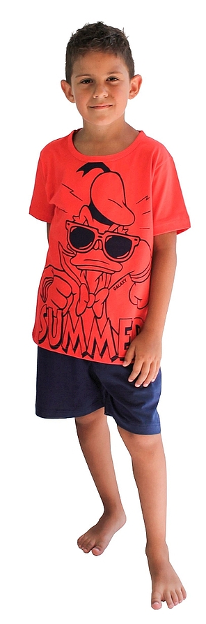 BOY DONALD DUCK COTTON SHORT PYJAMAS SHORT SLEEVES
