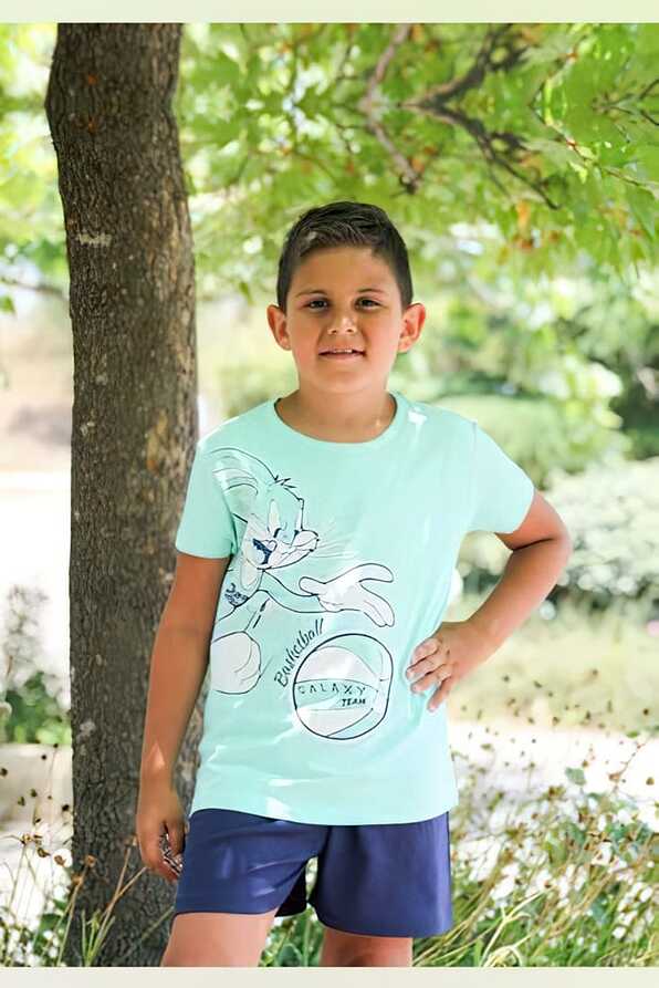 BOY KIDS SHORT COTTON PYJAMAS BUGS BUNNY PRINT