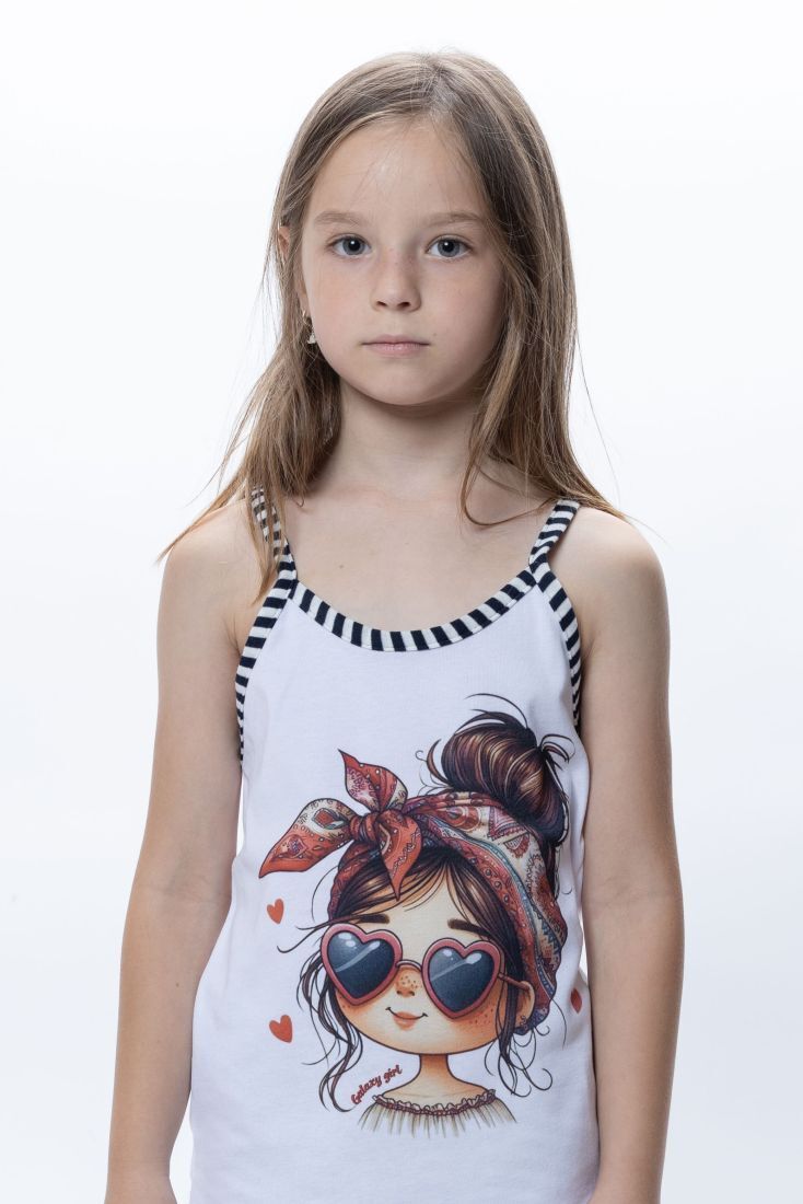 ΚΟΡΙΤΣΙΣΤΙΚΗ ΠΑΙΔΙΚΗ ΚΟΝΤΗ ΒΑΜΒΑΚΕΡΗ ΡΙΜΠ ΠΙΤΖΑΜΑ ΜΕ ΤΥΠΩΜΑ FASHION GIRL & ΡΙΓΕ ΣΟΡΤΣ