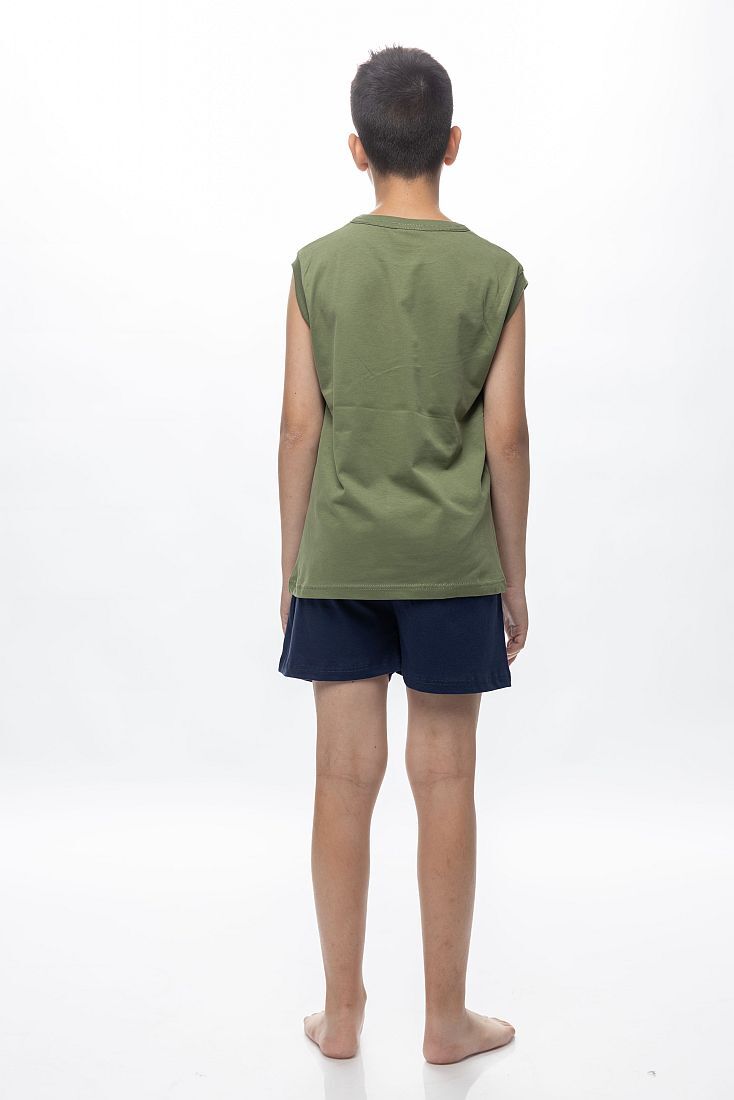 ΑΓΟΡΙΣΤΙΚΗ ΕΦΗΒΙΚΗ ΚΟΝΤΗ ΒΑΜΒΑΚΕΡΗ ΠΙΤΖΑΜΑ AMANIKH ΜΕ ΤΥΠΩΜΑ BRO FIST