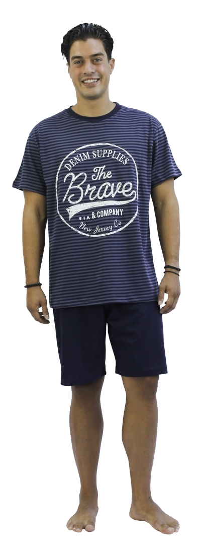 ΑΝΔΡΙΚΗ ΒΑΜΒΑΚΕΡΗ KONTH ΠΥΤΖΑΜΑ THE BRAVE ΚΟΝΤΟ ΜΑΝΙΚΙ