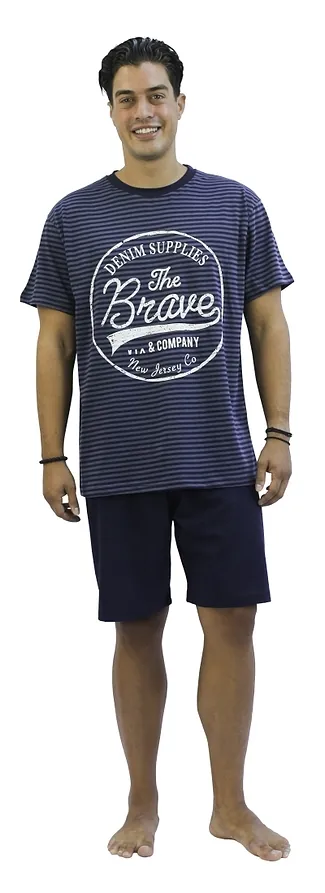 ΑΝΔΡΙΚΗ ΒΑΜΒΑΚΕΡΗ KONTH ΠΥΤΖΑΜΑ THE BRAVE ΚΟΝΤΟ ΜΑΝΙΚΙ