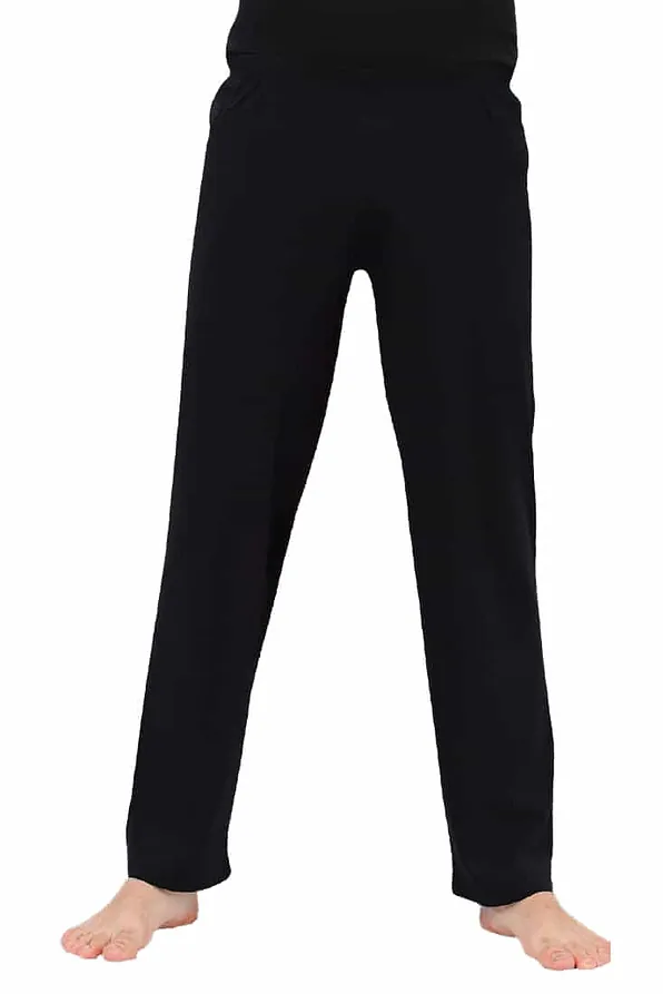 MAN COTTON INTERLOCK PYJAMAS PANTS PLAIN WITH OPEN LEGS