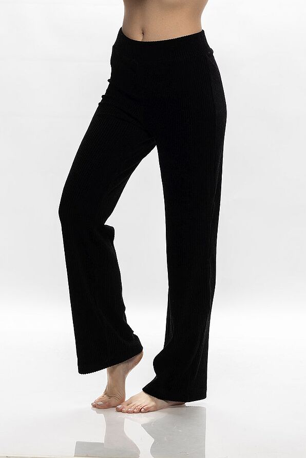 WOMΑΝ CORDUAROY VELOUR PANTS WITH FLARE LEGS